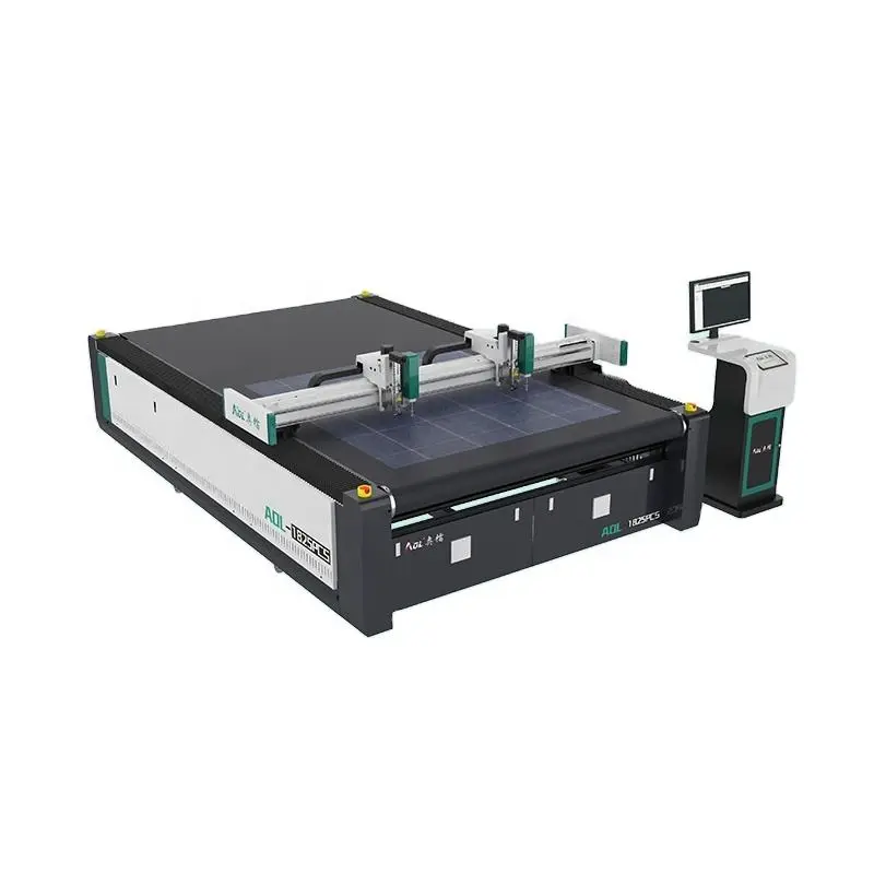 Customized 1625 Cnc Digital Automatic Cutting Foam Eva Pvc slippers Rubber Gasket Cardboard Carton Sponge Leather Machine — image 6
