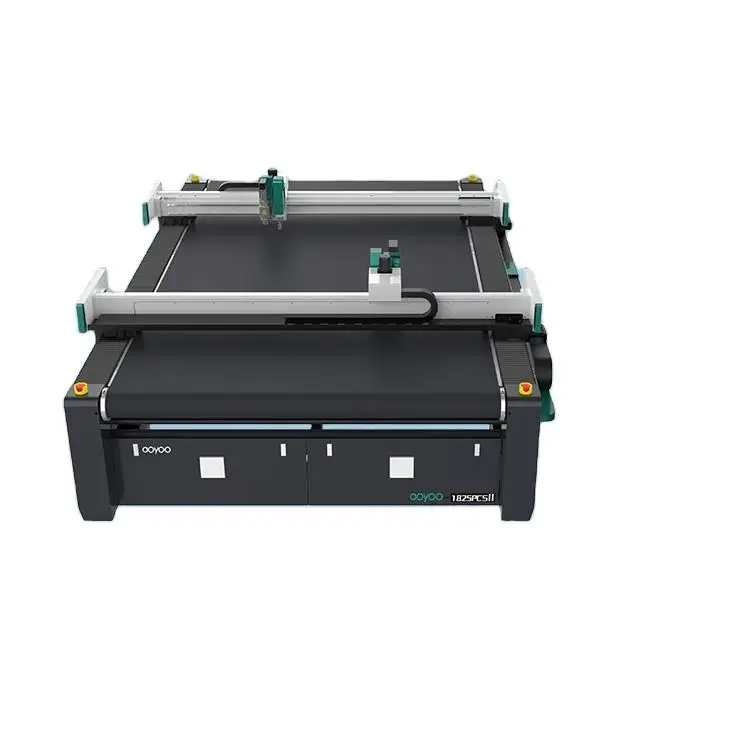 Customized 1625 Cnc Digital Automatic Cutting Foam Eva Pvc slippers Rubber Gasket Cardboard Carton Sponge Leather Machine — image 7