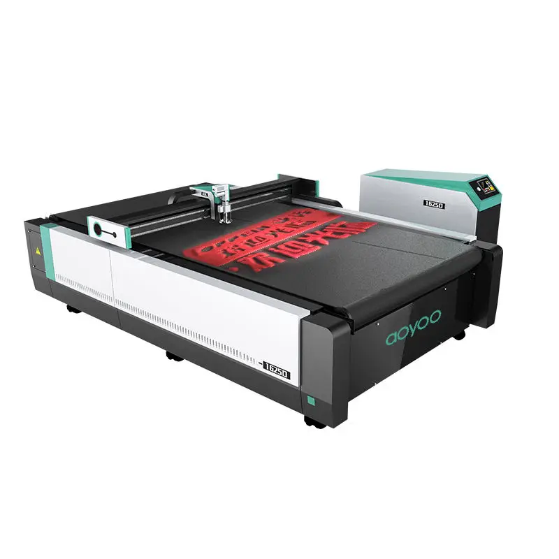 AOYOO Graphics Flatbed Cutter 2 Ply Corrugated Board Sheet Cutter Plastic Sheet Cutter — image 7
