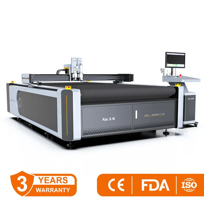 Aoyoo Oscillating Knife Wallpaper Sticker Corrugated PVC Board Automatic Digital Cutting Plotter Machine — image 3