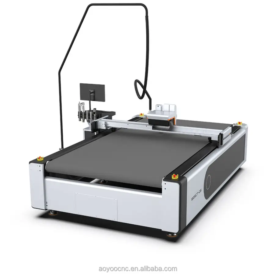 1625 Auto Feeding Oscillating Knife Cut Carton Gift Boxes Roll Stickers Cutting Plotter Machine — image 3