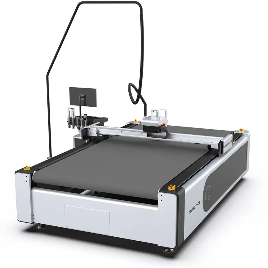 1625 Auto Feeding Oscillating Knife Cut Carton Gift Boxes Roll Stickers Cutting Plotter Machine — image 7