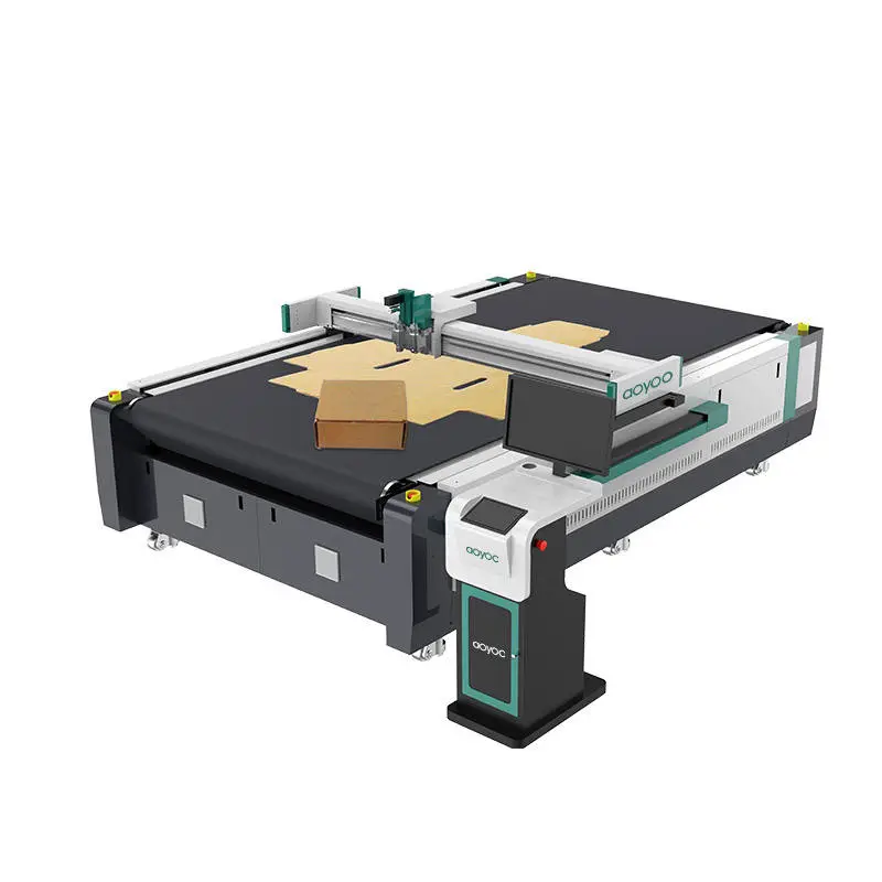 High Efficiency Automatic Carton Corrugated Sheet Card Graphics Vary Cutter Plotter — view 1