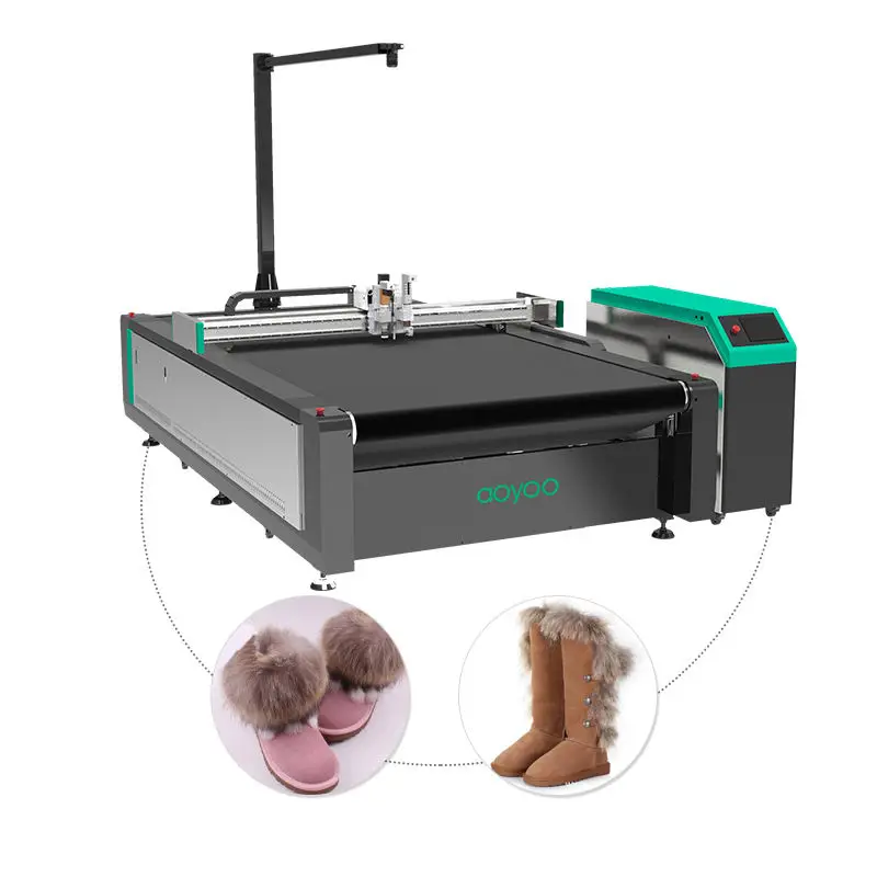 AOYOO Sheep Leather Digital Cutter Leather Hole Cutting Machine — view 1