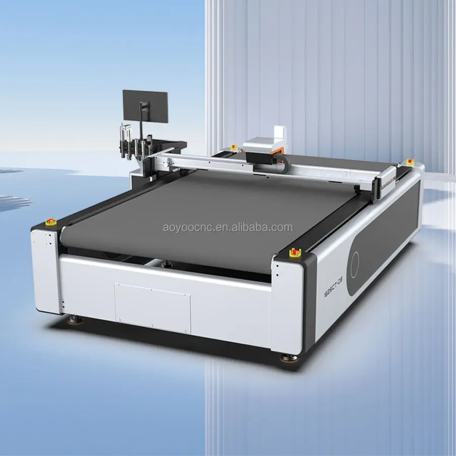 1325 1625 1825 Auto Feeding Vibration Knife Leather Cutting Machine — image 3
