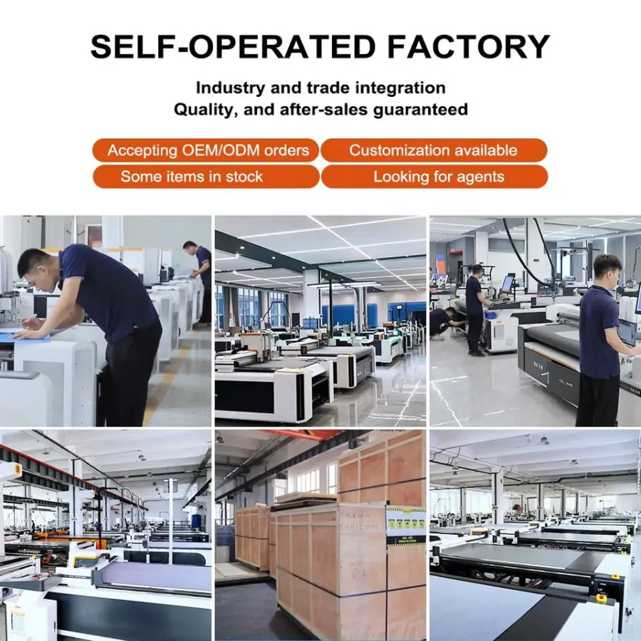 AOYOO Automatic Leather Cutting Machine Car Floor Mat Seat Cushion Cover Cutter with Camera — view 5