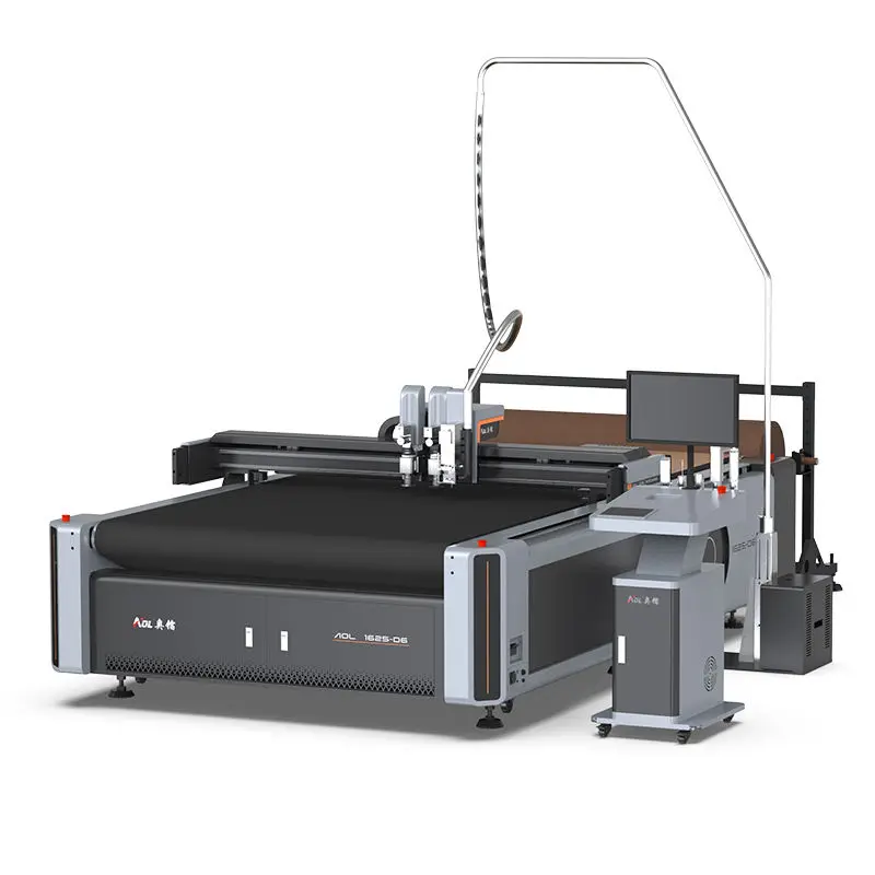 Automatic Cnc Digital Oscillating Knife Blade Cut Elastic Apparel General Bag Artificial Leather Belt Cutting Machine — image 6