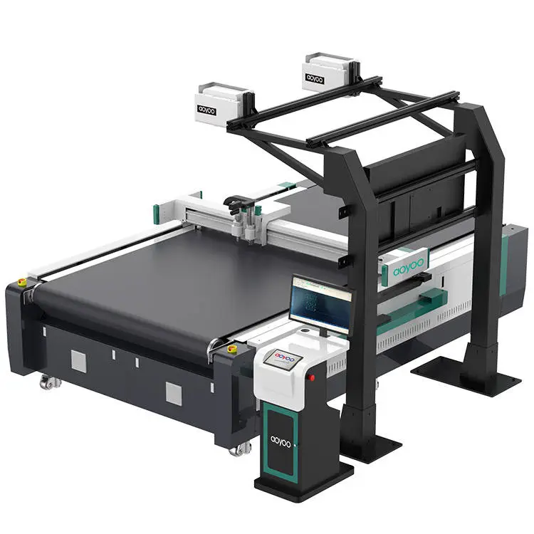 AOYOO Automatic Industrial Fabric Carpet Tufted Carpet/polypropylene Carpet/Velvet Carpet Digital Cutter Machine — view 5