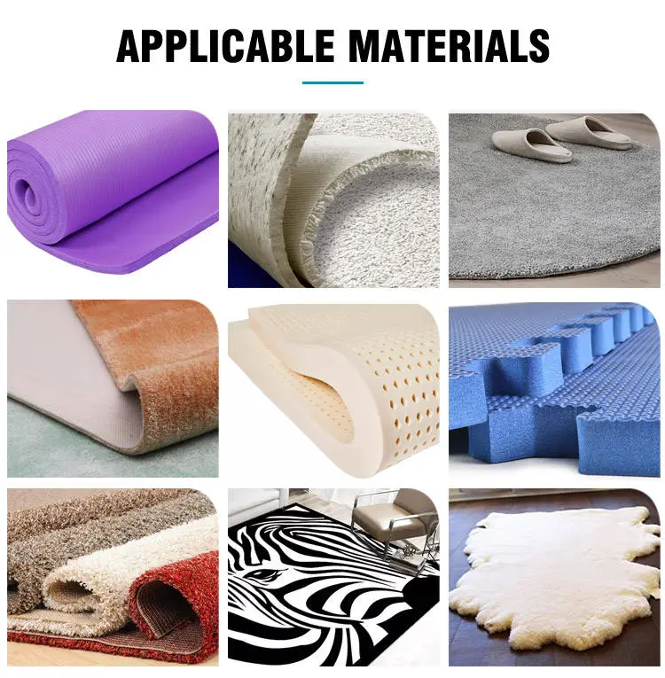 AOYOO Automatic Industrial Fabric Carpet Tufted Carpet/polypropylene Carpet/Velvet Carpet Digital Cutter Machine — view 6
