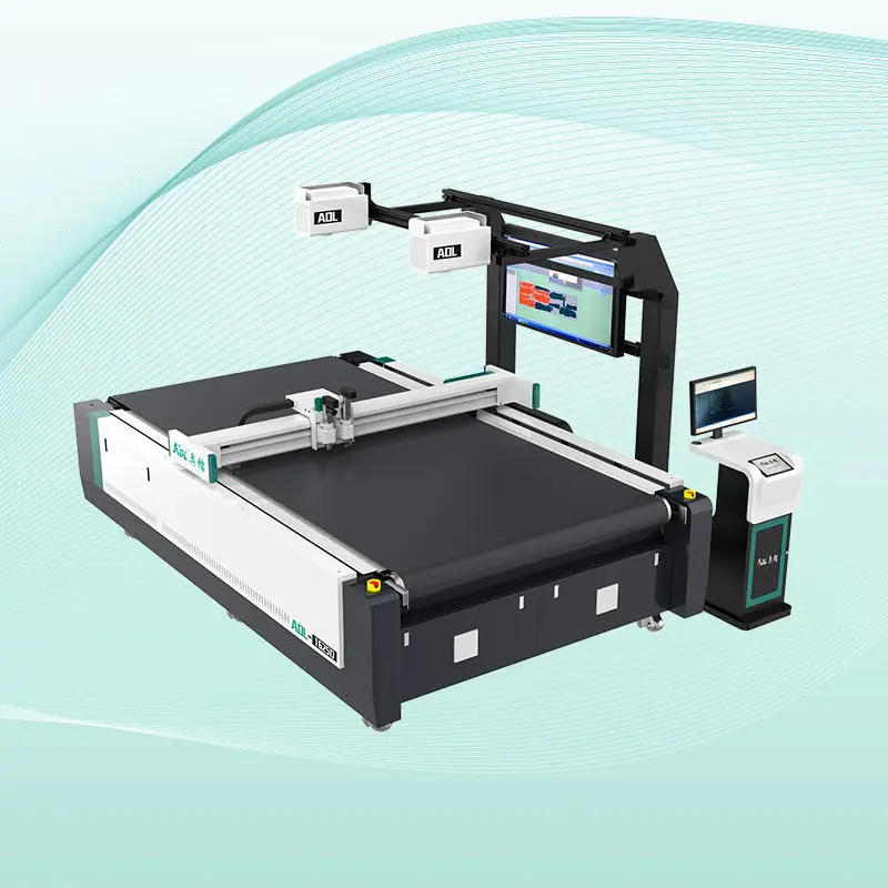 Digital Automatic Oscillating Apparel Pattern textile garments Round Knife Cutter Cnc Upholstery Fabric Cutting Machine — image 3