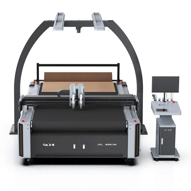 1625 1825 Cnc Digital Oscillating Blade Apparel Vibrating Rotary Knife Customized Suit t Shirt Cutting Machine — image 3