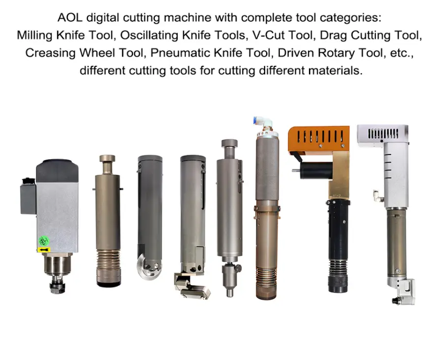 AOL CNC Automatic Oscillating Knife Fabric Cutting Machine with Vacuum Table for Window Blinds Roller Curtain — image 3