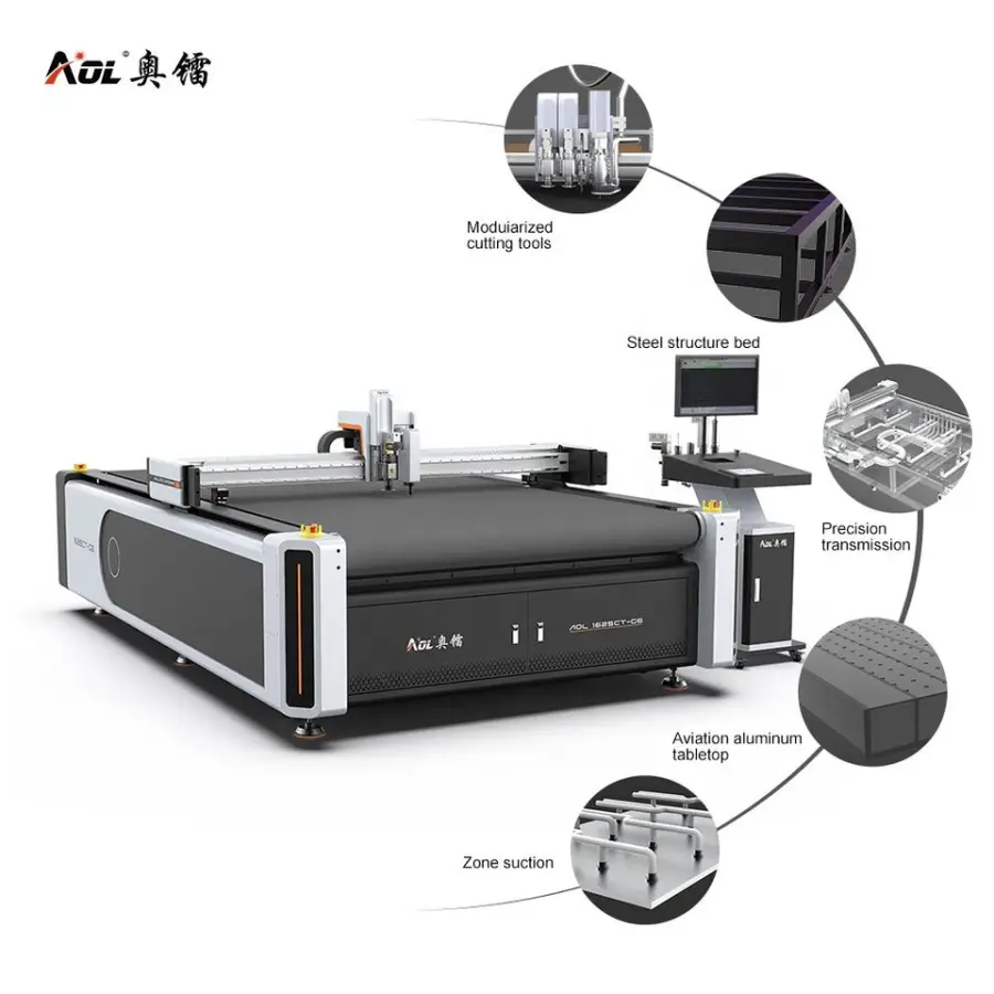 Automatic Fabric Cutter Machine Apparel Textile Garment Sports Shoes Cutting Table — image 3