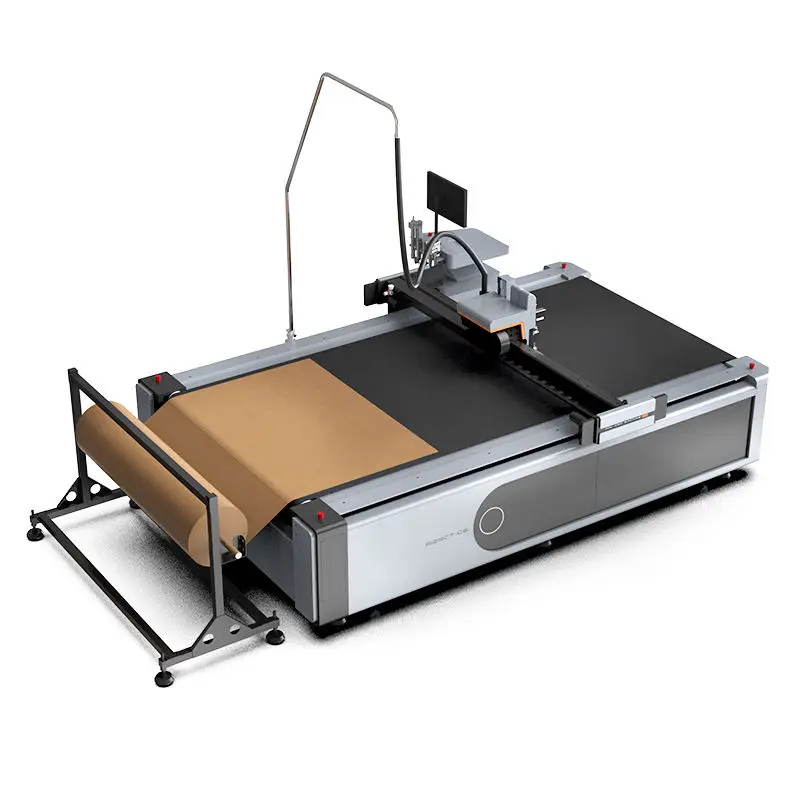 AOL New Upgrade Automatic Digital Oscillating Knife Cutter Cnc Sponge Foam Cutting Machine — image 4