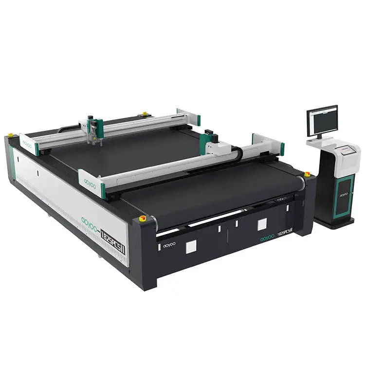 Free Sample Last Day AOYOO Foam Cutter Cnc Scouring Pad Sponge Cutting Machine — image 4