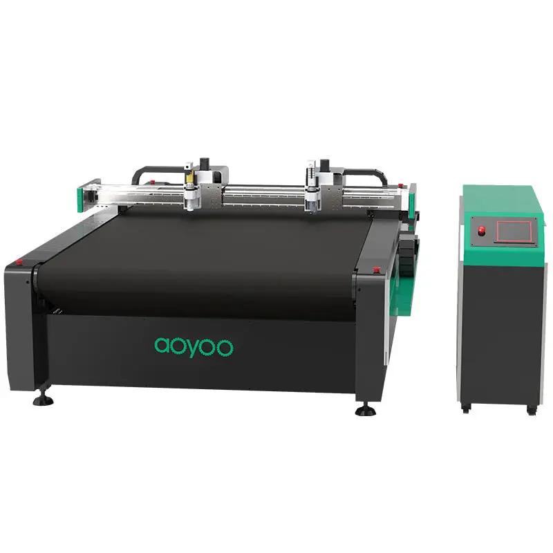 Free Sample Last Day AOYOO Foam Cutter Cnc Scouring Pad Sponge Cutting Machine — image 7