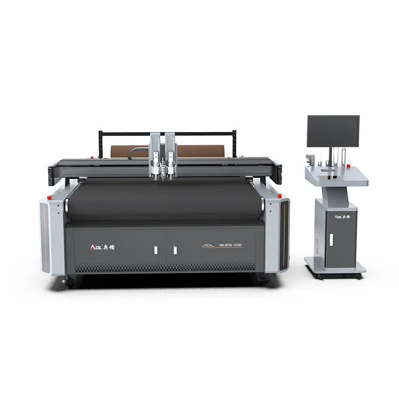 Automatic Cnc Oscillating Knife Cutting Machine for Carbon Fiber Composites Prepreg Soft Glass Pvc Film Tarpaulin With P — view 5