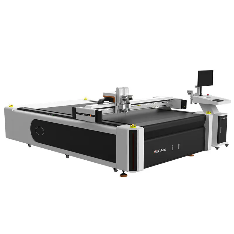 Digital Oscillating Knife Pet Felt Cutter Acoustic Panel Cutting Machine Polyester Fibre Board Cutting Machine — image 4