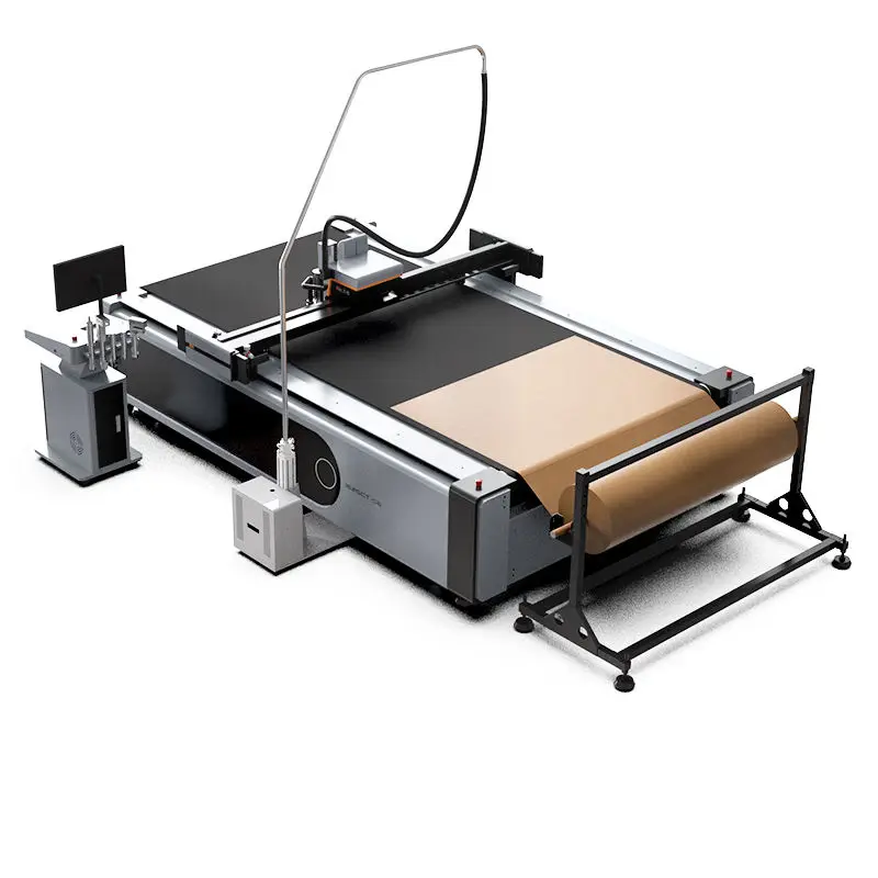Digital Oscillating Knife Pet Felt Cutter Acoustic Panel Cutting Machine Polyester Fibre Board Cutting Machine — image 6