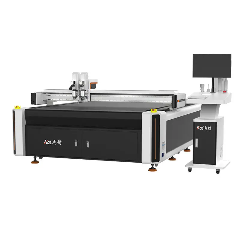 CNC Vibrating Knife Composite Material Acoustic Felt Board Cutting Sound Absorbing Insulation Board Material Cutting Mac — view 1