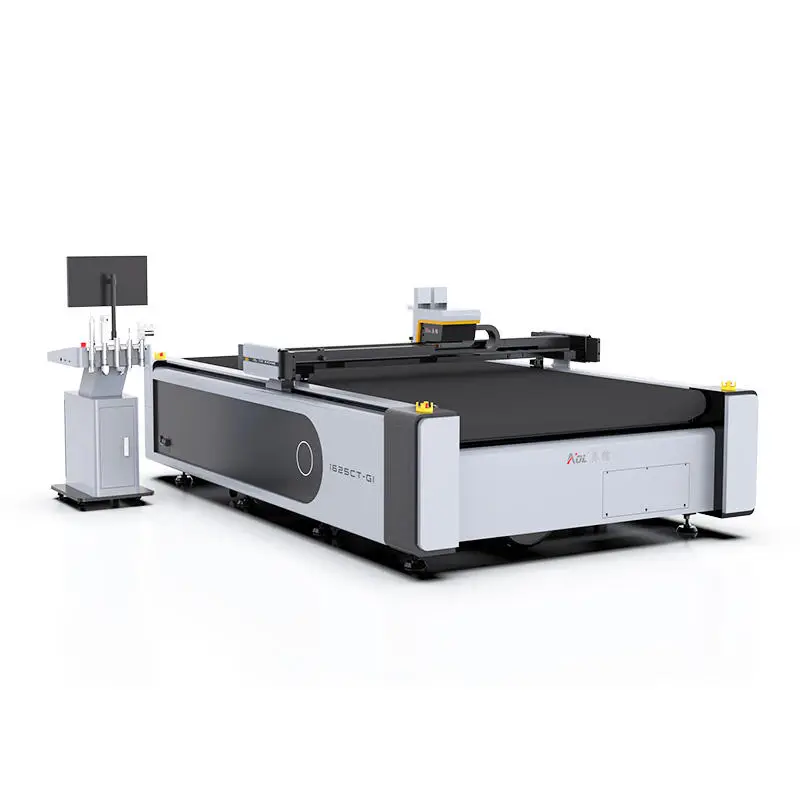 CNC Vibrating Knife Composite Material Acoustic Felt Board Cutting Sound Absorbing Insulation Board Material Cutting Mac — view 3