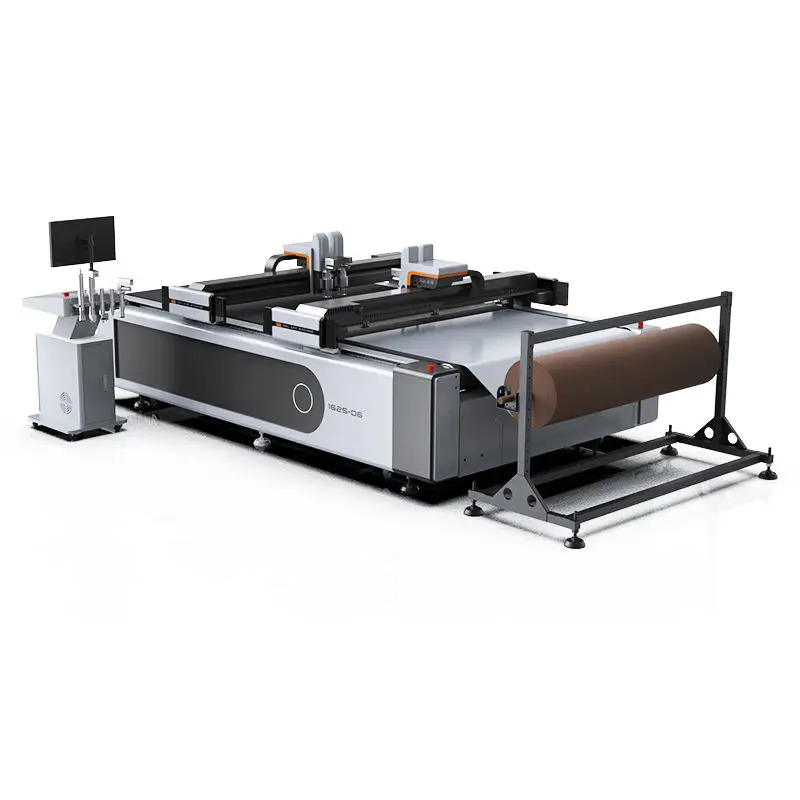 CNC Vibrating Knife Composite Material Acoustic Felt Board Cutting Sound Absorbing Insulation Board Material Cutting Mac — view 4
