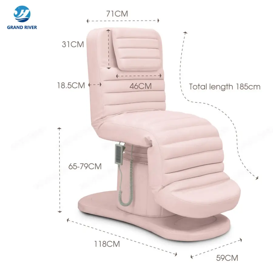 Hot Selling Electric Lash Bed Beauty Salon Massage Table and Bed for Lash Extension Facial Spa Bed Esthetican Stretcher Luxury — image 5