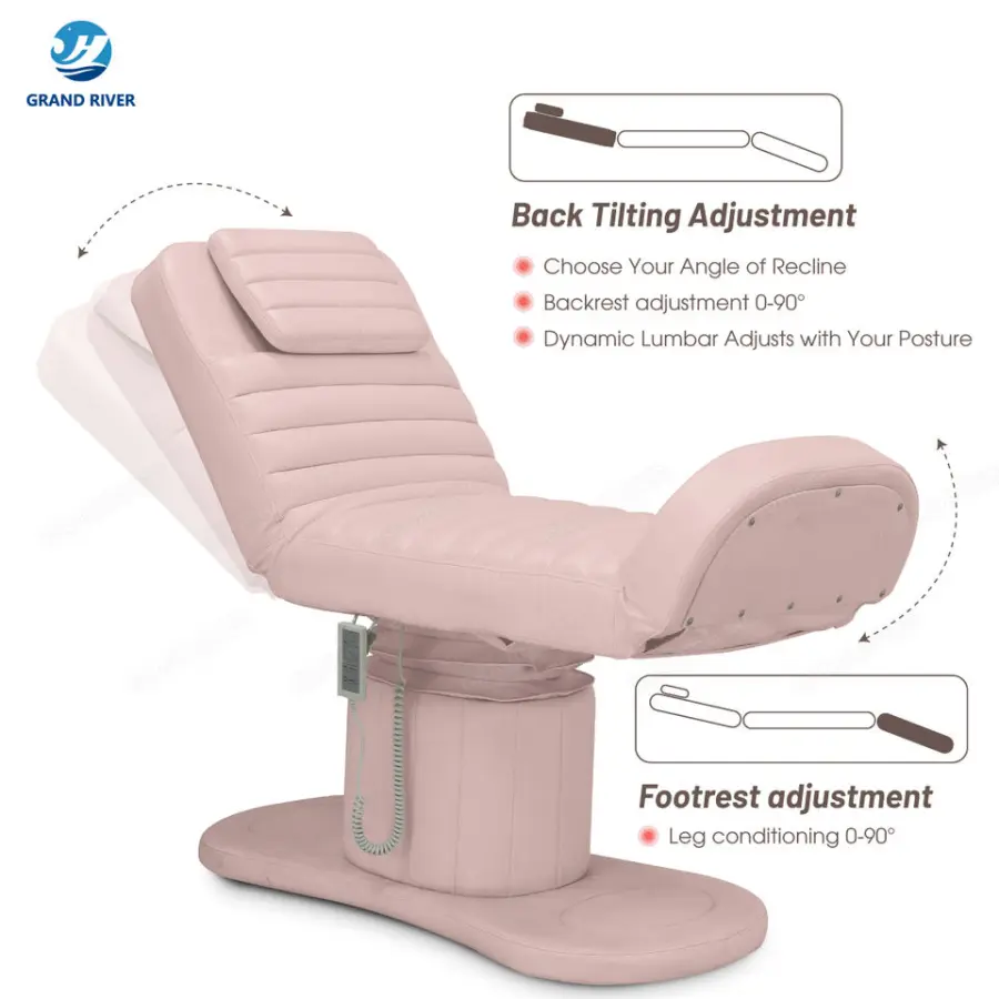 Hot Selling Electric Lash Bed Beauty Salon Massage Table and Bed for Lash Extension Facial Spa Bed Esthetican Stretcher Luxury — image 7