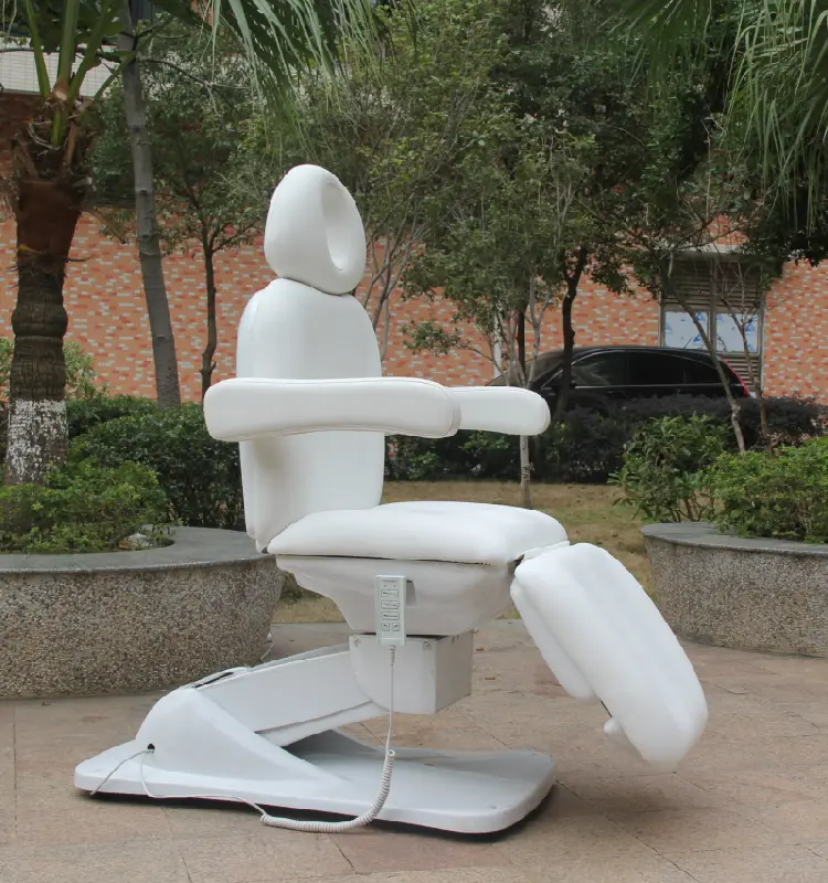 4 Motors High Quality Electric Facial Chair Bed Otorhinolaryngology Electric Beauty Salon Spa Facial ENT Bed — image 3