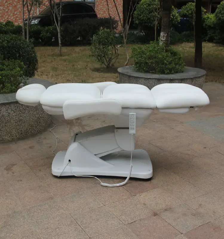 4 Motors High Quality Electric Facial Chair Bed Otorhinolaryngology Electric Beauty Salon Spa Facial ENT Bed — image 4