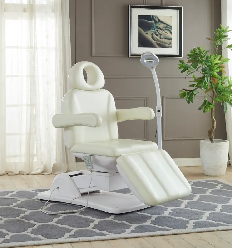 4 Motors High Quality Electric Facial Chair Bed Otorhinolaryngology Electric Beauty Salon Spa Facial ENT Bed — image 7