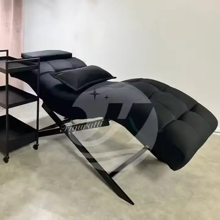 Modern Beauty Adjustable Bed Frame with Massage Table Spa Salon Facial Chair Hot Sale Curve Lash Bed — view 6