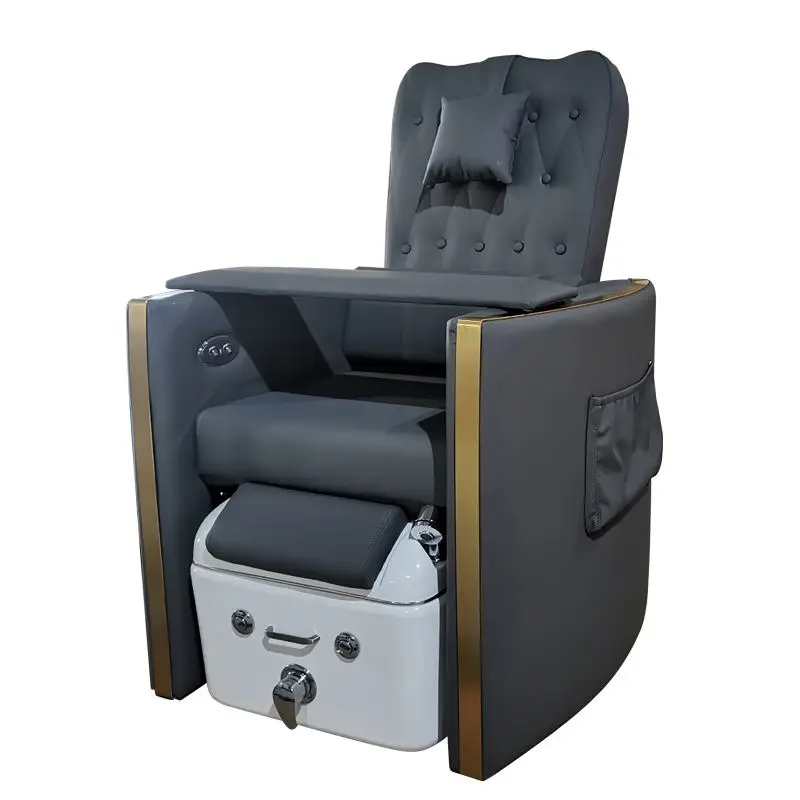 Customized Color Pedicure Chairs Pipeless No Plumbing Luxury Pedicure Foot Spa Chairs — image 5