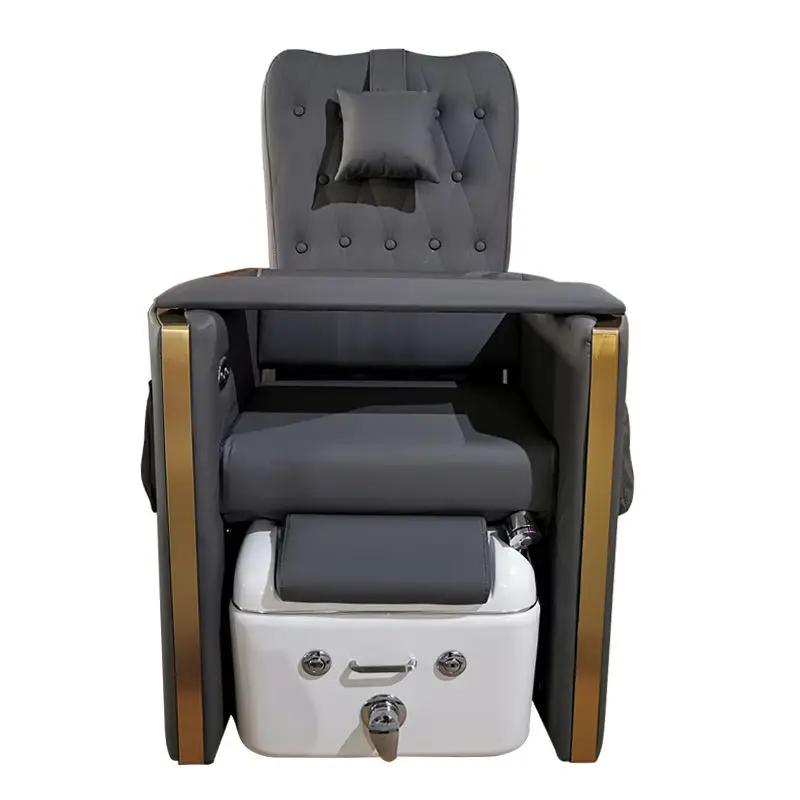 Customized Color Pedicure Chairs Pipeless No Plumbing Luxury Pedicure Foot Spa Chairs — image 6