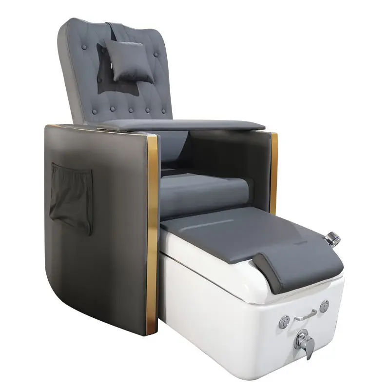 Customized Color Pedicure Chairs Pipeless No Plumbing Luxury Pedicure Foot Spa Chairs — image 7