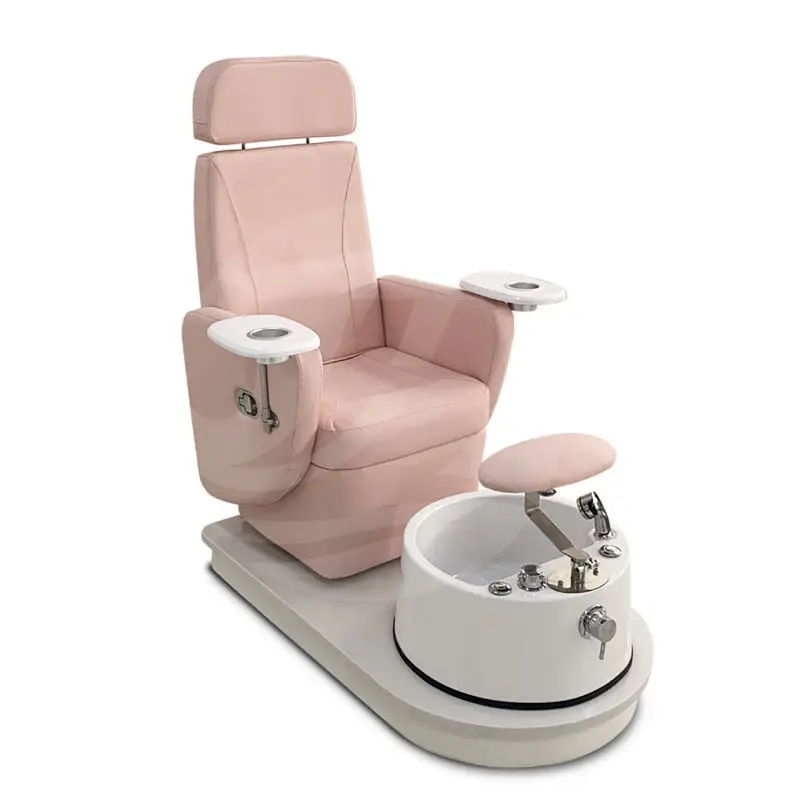 Massage Pedicure Chair with Foot Spa Electric Multifunctional Back Massage Chair with Glass Pedicure — image 7
