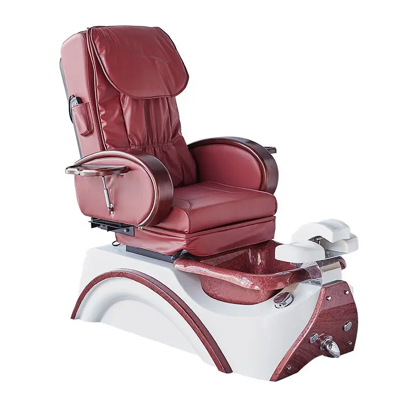 Wholesale Luxury Healths PU Cover Acrylic Fiberglass 2023 Pedicure Chair — view 1