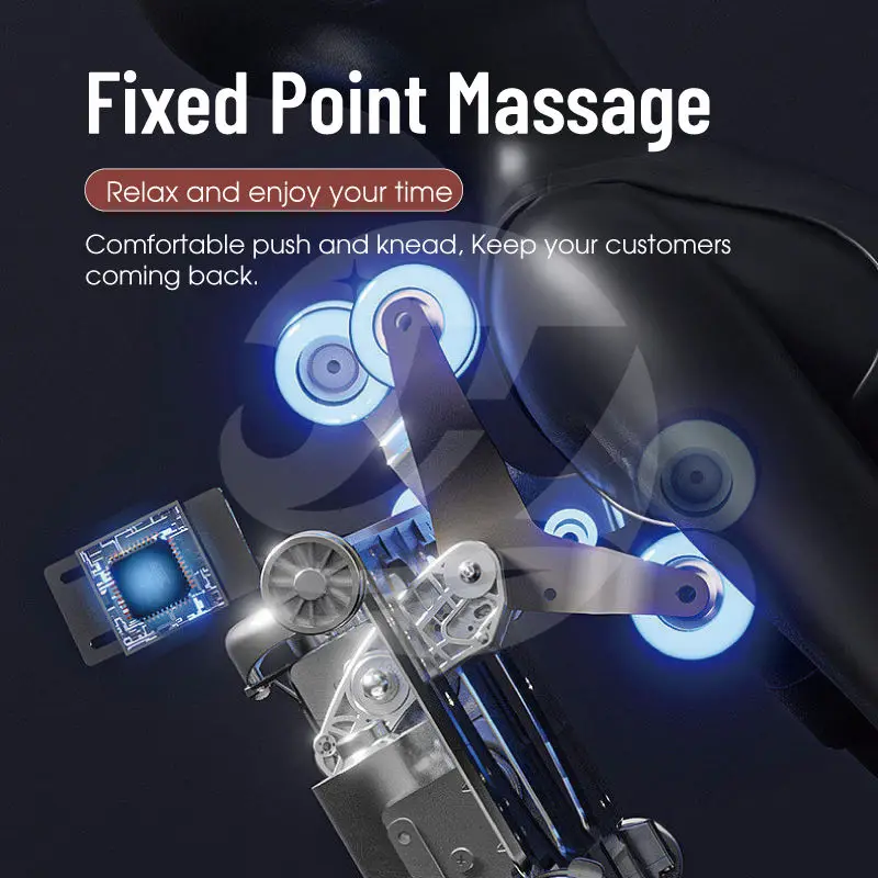 Luxury Design Low MOQ Electric Light Surfing Foot Spa Pedicure Chair Knead Massage Recliner Beauty Salon Chair Pedicure — image 3