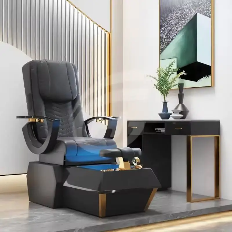Luxury Personalized Custom Spa Massage Chair Electric Foot Spa Pedicure Manicure Chair with Light Surfing Function for S — view 1