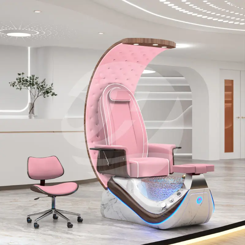 Electrical Beauty Salon Nail Spa Chair Foot Massage Pedicure Bowl Chair Manicure Pedicure Station Reclinable Luxury Modern — image 6