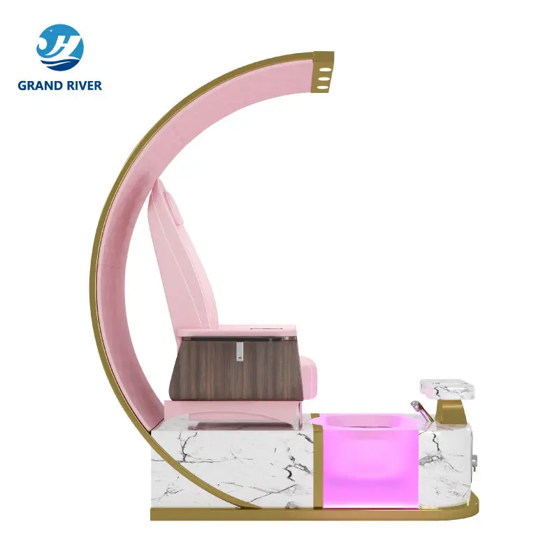 Beauty Nail Salon Furniture Electric Spa Massage Chair Foot Bath Spa Pedicure and Manicure Chairs with Heating Function — image 6
