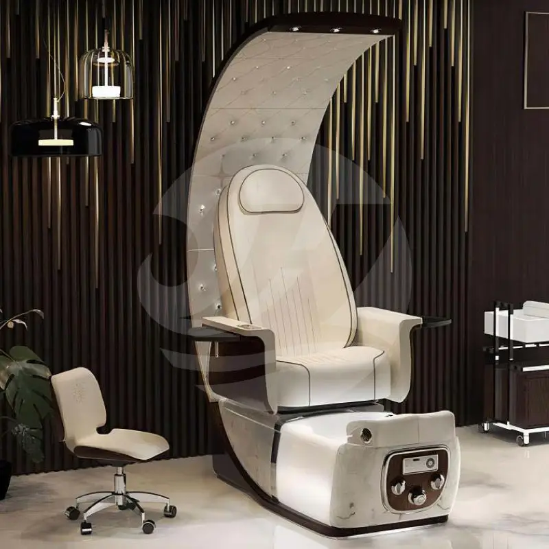 Most Popular Electric Spa Chair Massage Light Surfing Pedicure and Manicure Chair Luxury Reclinable Sillon Para Pedicure Luxury — image 3