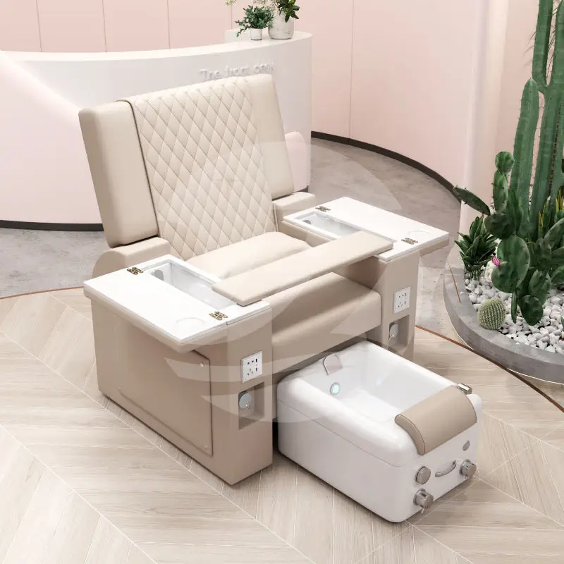 Most Popular Electric Spa Chair Massage Light Surfing Pedicure and Manicure Chair Luxury Reclinable Sillon Para Pedicure Luxury — image 4