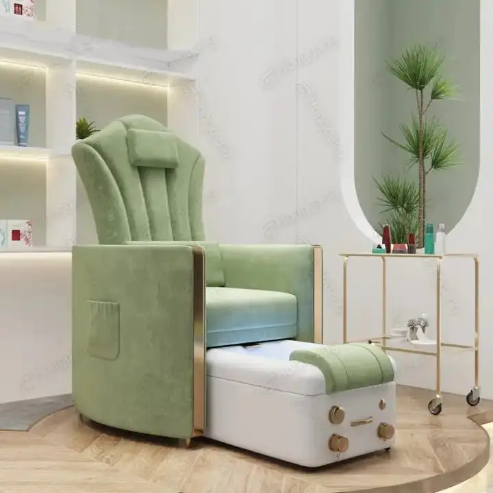 Most Popular Electric Spa Chair Massage Light Surfing Pedicure and Manicure Chair Luxury Reclinable Sillon Para Pedicure Luxury — image 5