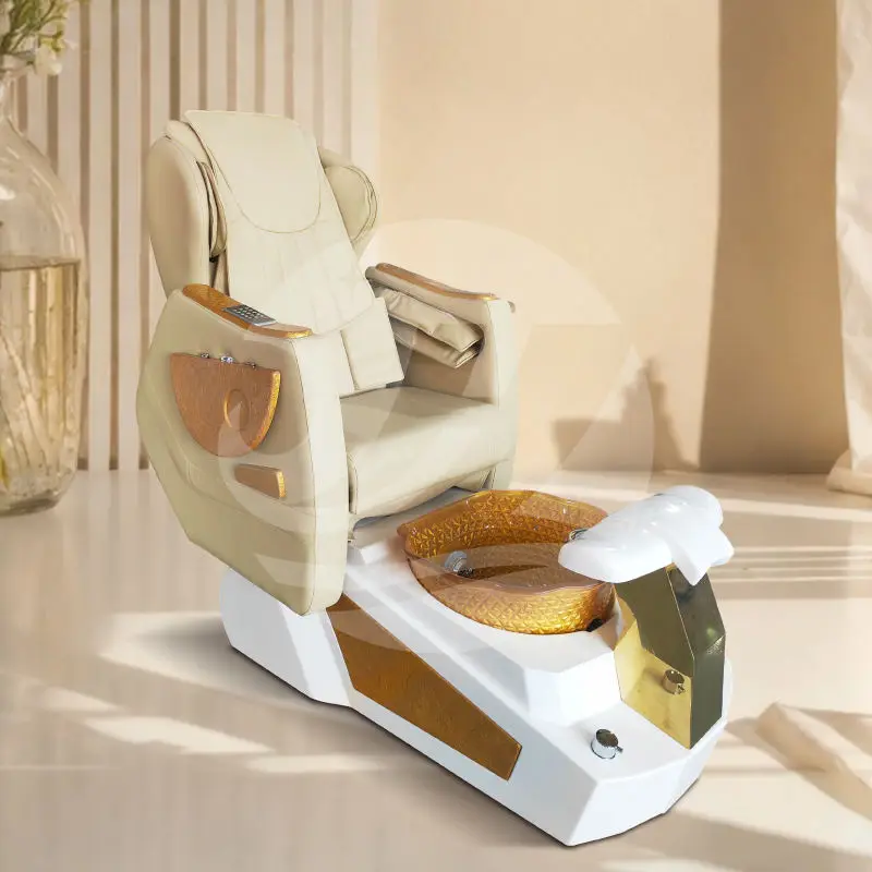 Professional Custom whirlpool Magnetic Jet Knead Massage Pedicure Chair Recliner Manicure Pedicure Station for Nail Salo — view 1
