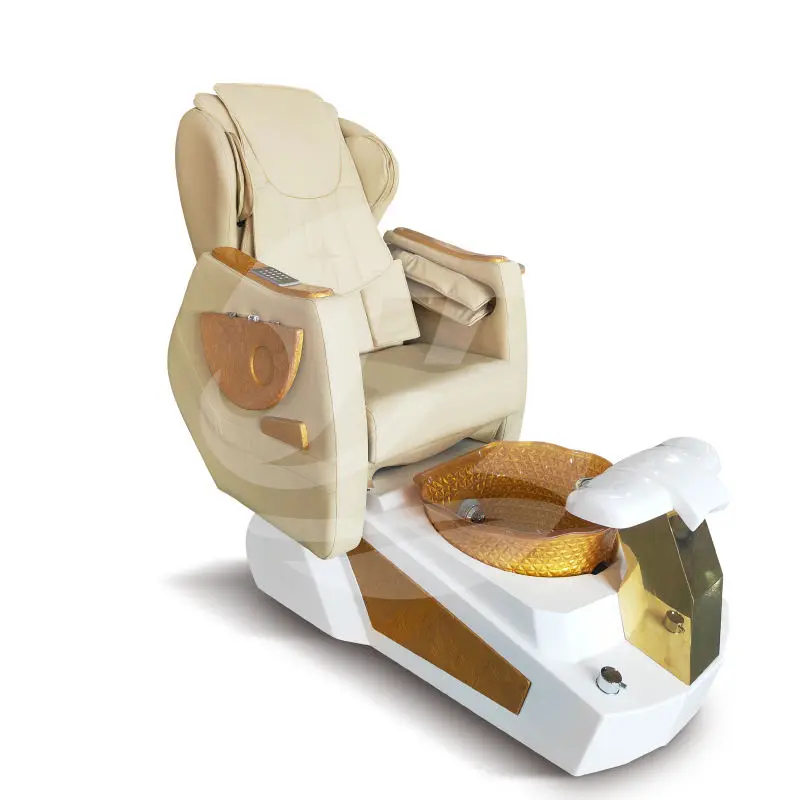 Professional Custom whirlpool Magnetic Jet Knead Massage Pedicure Chair Recliner Manicure Pedicure Station for Nail Salon — image 3
