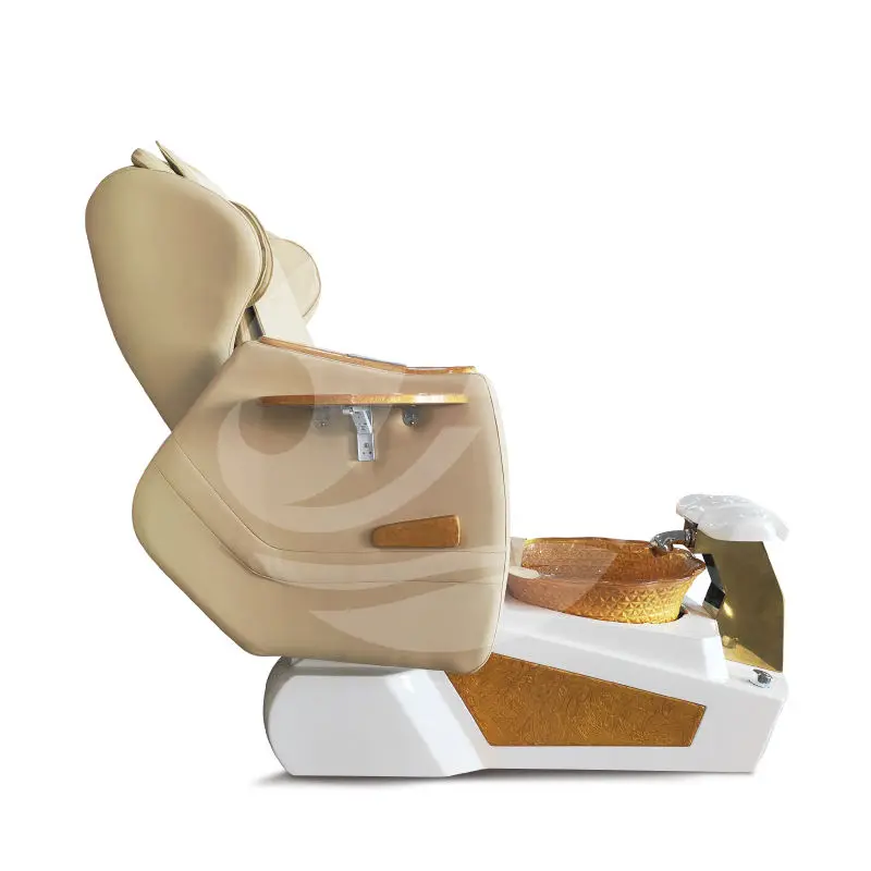 Professional Custom whirlpool Magnetic Jet Knead Massage Pedicure Chair Recliner Manicure Pedicure Station for Nail Salon — image 4