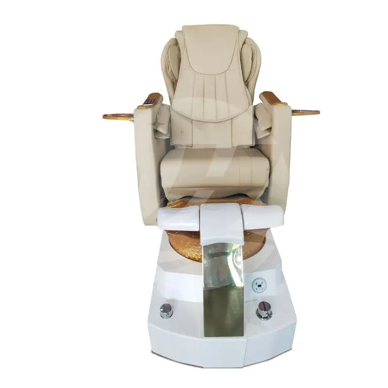 Professional Custom whirlpool Magnetic Jet Knead Massage Pedicure Chair Recliner Manicure Pedicure Station for Nail Salon — image 5