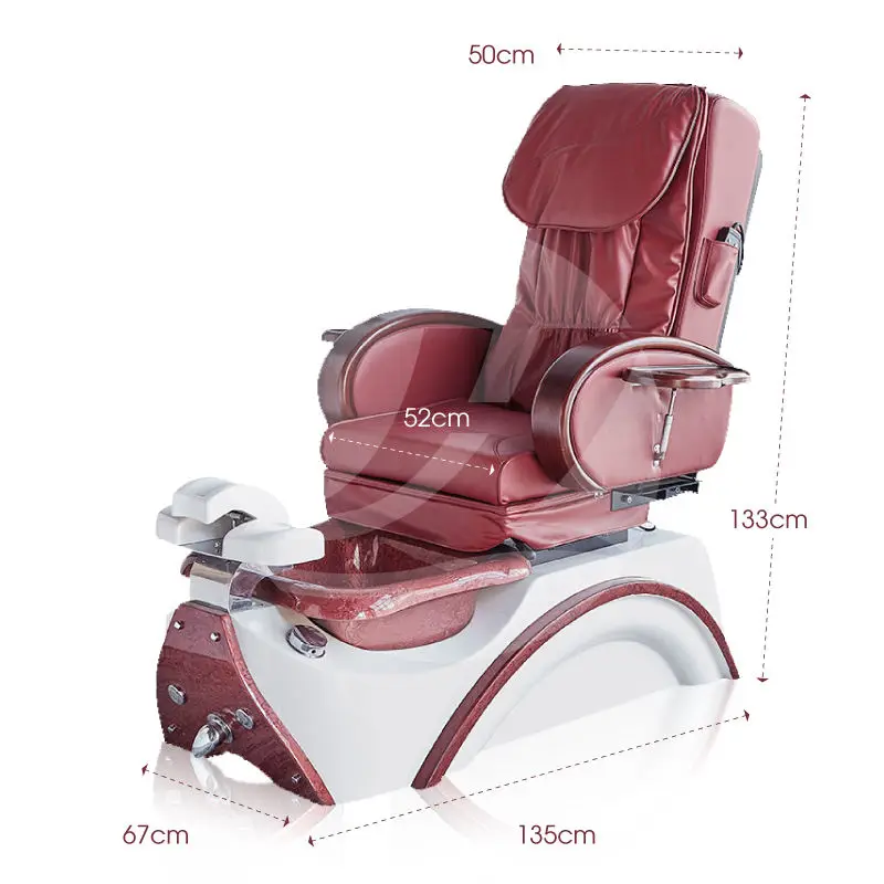 Top Seller Electric Pedicure Chairs Modern Foot Wash Pedicure Chair Bed Chair Spa Pedicure for Manicure — image 3