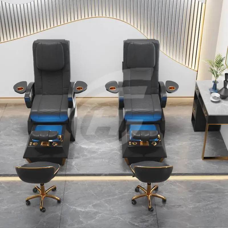 Professional Pedicure Spa Chair Pedicure Foot Spa Massage Chair Beauty Salon Electric Nail Pedicure Chair Luxury — image 5